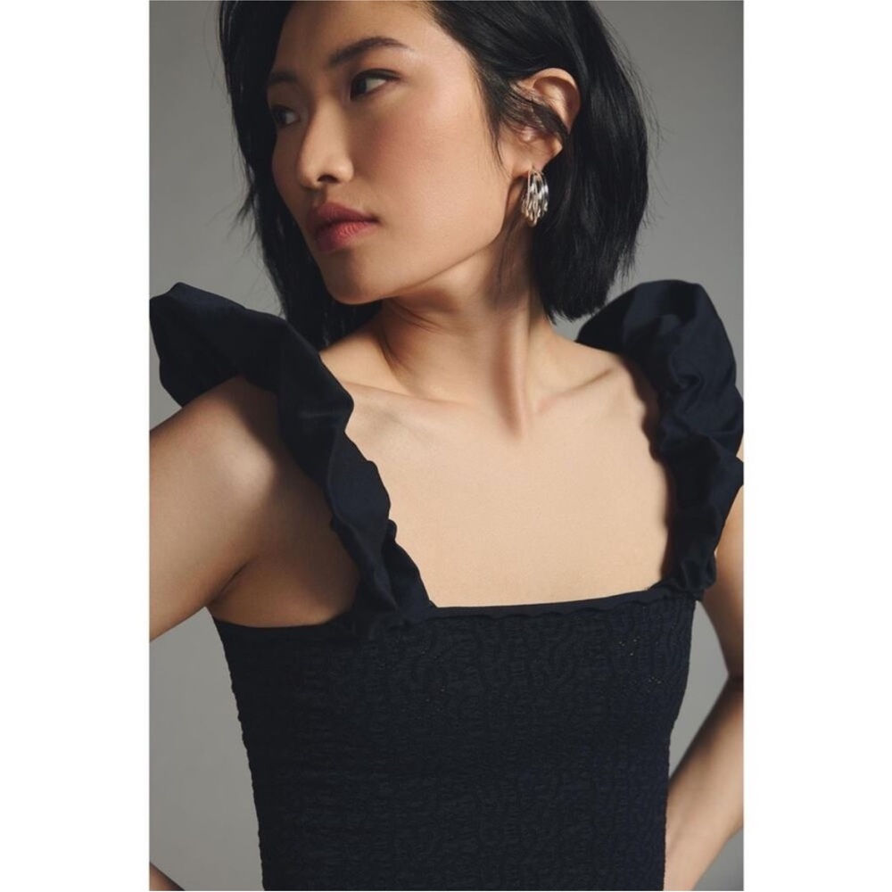 Anthropologie ruffle top